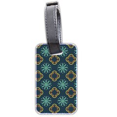 Flowers Pattern Design Abstract Luggage Tag (two sides) from ArtsNow.com Front