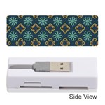 Flowers Pattern Design Abstract Memory Card Reader (Stick)