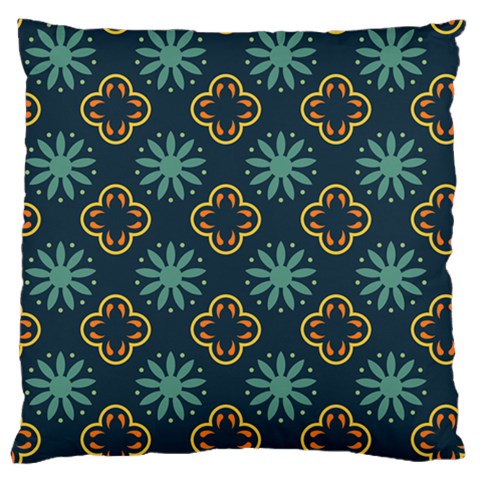 Flowers Pattern Design Abstract Large Cushion Case (One Side) from ArtsNow.com Front