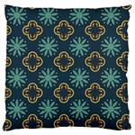 Flowers Pattern Design Abstract Large Cushion Case (One Side)