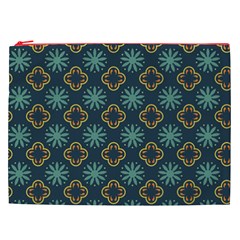 Flowers Pattern Design Abstract Cosmetic Bag (XXL) from ArtsNow.com Front