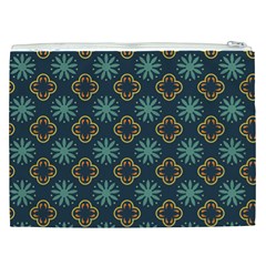 Flowers Pattern Design Abstract Cosmetic Bag (XXL) from ArtsNow.com Back