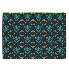 Flowers Pattern Design Abstract Cosmetic Bag (XXL) from ArtsNow.com Back