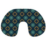 Flowers Pattern Design Abstract Travel Neck Pillow