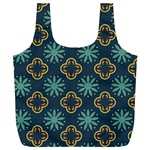 Flowers Pattern Design Abstract Full Print Recycle Bag (XL)