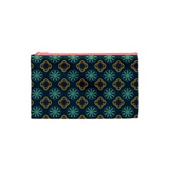 Flowers Pattern Design Abstract Cosmetic Bag (XS) from ArtsNow.com Front