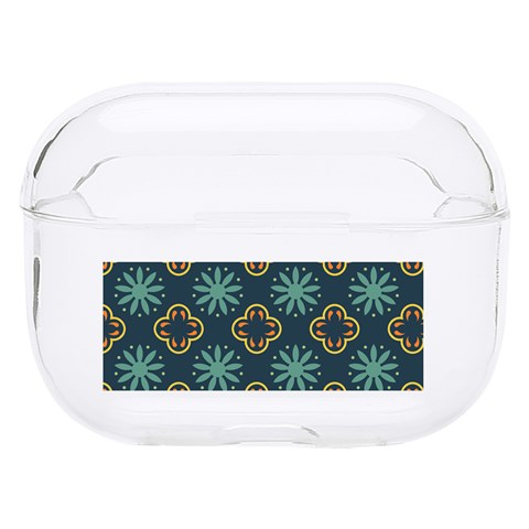 Flowers Pattern Design Abstract Hard PC AirPods Pro Case from ArtsNow.com Front