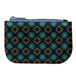 Flowers Pattern Design Abstract Large Coin Purse