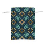 Flowers Pattern Design Abstract Lightweight Drawstring Pouch (S)