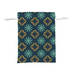 Flowers Pattern Design Abstract Lightweight Drawstring Pouch (L) from ArtsNow.com Front