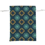 Flowers Pattern Design Abstract Lightweight Drawstring Pouch (XL)