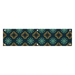 Flowers Pattern Design Abstract Banner and Sign 4  x 1 