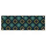 Flowers Pattern Design Abstract Banner and Sign 6  x 2 