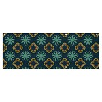 Flowers Pattern Design Abstract Banner and Sign 8  x 3 