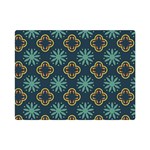 Flowers Pattern Design Abstract Premium Plush Fleece Blanket (Mini)