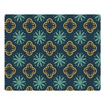 Flowers Pattern Design Abstract Premium Plush Fleece Blanket (Large)