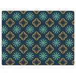 Flowers Pattern Design Abstract Premium Plush Fleece Blanket (Extra Small)