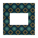 Flowers Pattern Design Abstract White Box Photo Frame 4  x 6 