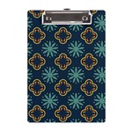 Flowers Pattern Design Abstract A5 Acrylic Clipboard