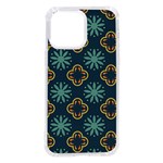 Flowers Pattern Design Abstract iPhone 14 Pro Max TPU UV Print Case