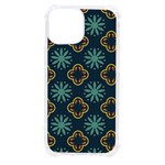 Flowers Pattern Design Abstract iPhone 13 mini TPU UV Print Case