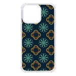 Flowers Pattern Design Abstract iPhone 13 Pro TPU UV Print Case