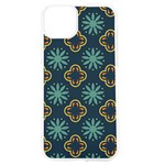 Flowers Pattern Design Abstract iPhone 15 TPU UV Print Case