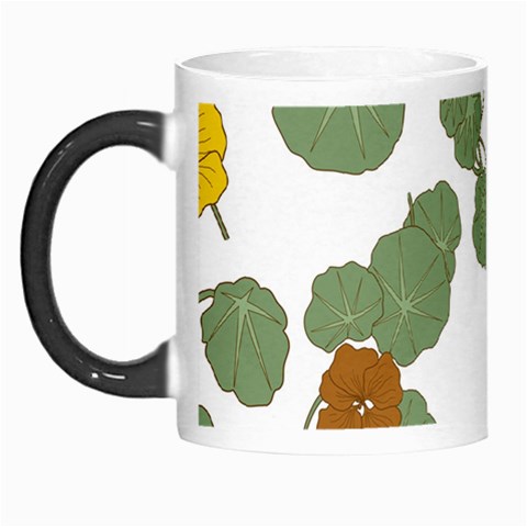 Nasturtium Flowers Plant Leaves Morph Mug from ArtsNow.com Left