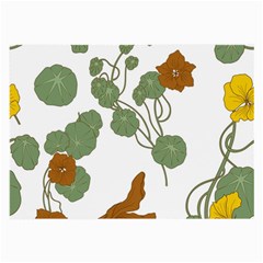 Nasturtium Flowers Plant Leaves Large Glasses Cloth (2 Sides) from ArtsNow.com Front