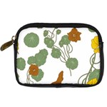 Nasturtium Flowers Plant Leaves Digital Camera Leather Case