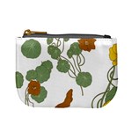 Nasturtium Flowers Plant Leaves Mini Coin Purse