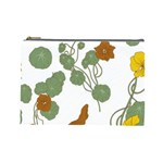 Nasturtium Flowers Plant Leaves Cosmetic Bag (Large)