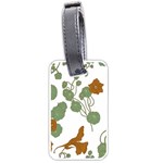 Nasturtium Flowers Plant Leaves Luggage Tag (one side)