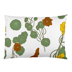 Nasturtium Flowers Plant Leaves Pillow Case (Two Sides) from ArtsNow.com Front