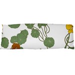 Nasturtium Flowers Plant Leaves Body Pillow Case Dakimakura (Two Sides)