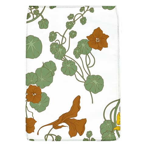 Nasturtium Flowers Plant Leaves Removable Flap Cover (L) from ArtsNow.com Front