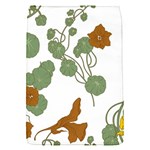 Nasturtium Flowers Plant Leaves Removable Flap Cover (S)