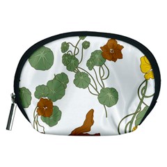 Nasturtium Flowers Plant Leaves Accessory Pouch (Medium) from ArtsNow.com Front