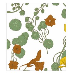 Nasturtium Flowers Plant Leaves Duvet Cover Double Side (King Size) from ArtsNow.com Front