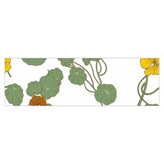 Nasturtium Flowers Plant Leaves Toiletries Pouch from ArtsNow.com Hand Strap