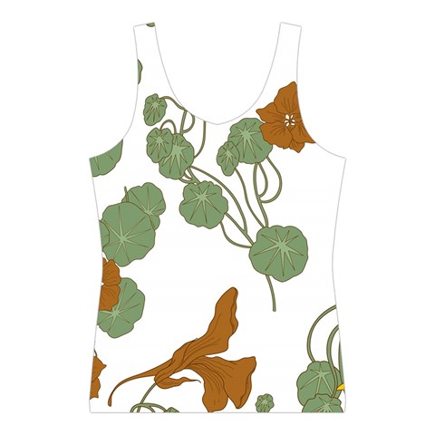 Nasturtium Flowers Plant Leaves Sport Tank Top  from ArtsNow.com Front