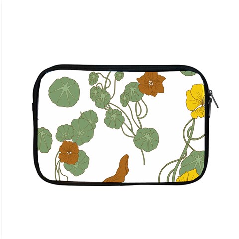 Nasturtium Flowers Plant Leaves Apple MacBook Pro 15  Zipper Case from ArtsNow.com Front