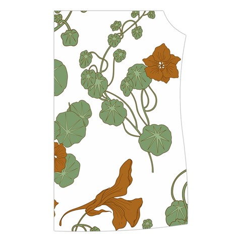 Nasturtium Flowers Plant Leaves Women s Button Up Vest from ArtsNow.com Front Left