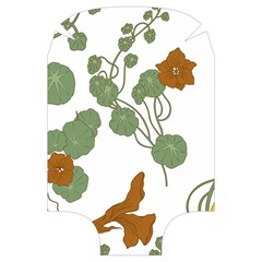 Nasturtium Flowers Plant Leaves Luggage Cover (Large) from ArtsNow.com Front