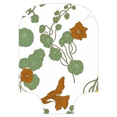 Nasturtium Flowers Plant Leaves Luggage Cover (Medium) from ArtsNow.com Front