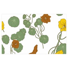 Nasturtium Flowers Plant Leaves Kids  Hooded Rain Ponchos from ArtsNow.com Pocket Cover