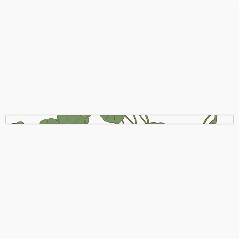 Nasturtium Flowers Plant Leaves Roll Up Canvas Pencil Holder (M) from ArtsNow.com Strap