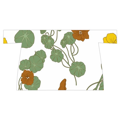 Nasturtium Flowers Plant Leaves Wristlet Pouch Bag (Small) from ArtsNow.com Front