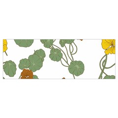 Nasturtium Flowers Plant Leaves Wristlet Pouch Bag (Small) from ArtsNow.com Bottom