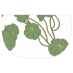 Nasturtium Flowers Plant Leaves Make Up Case (Medium) from ArtsNow.com Side Right